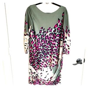 Tibi Animal Print Dress